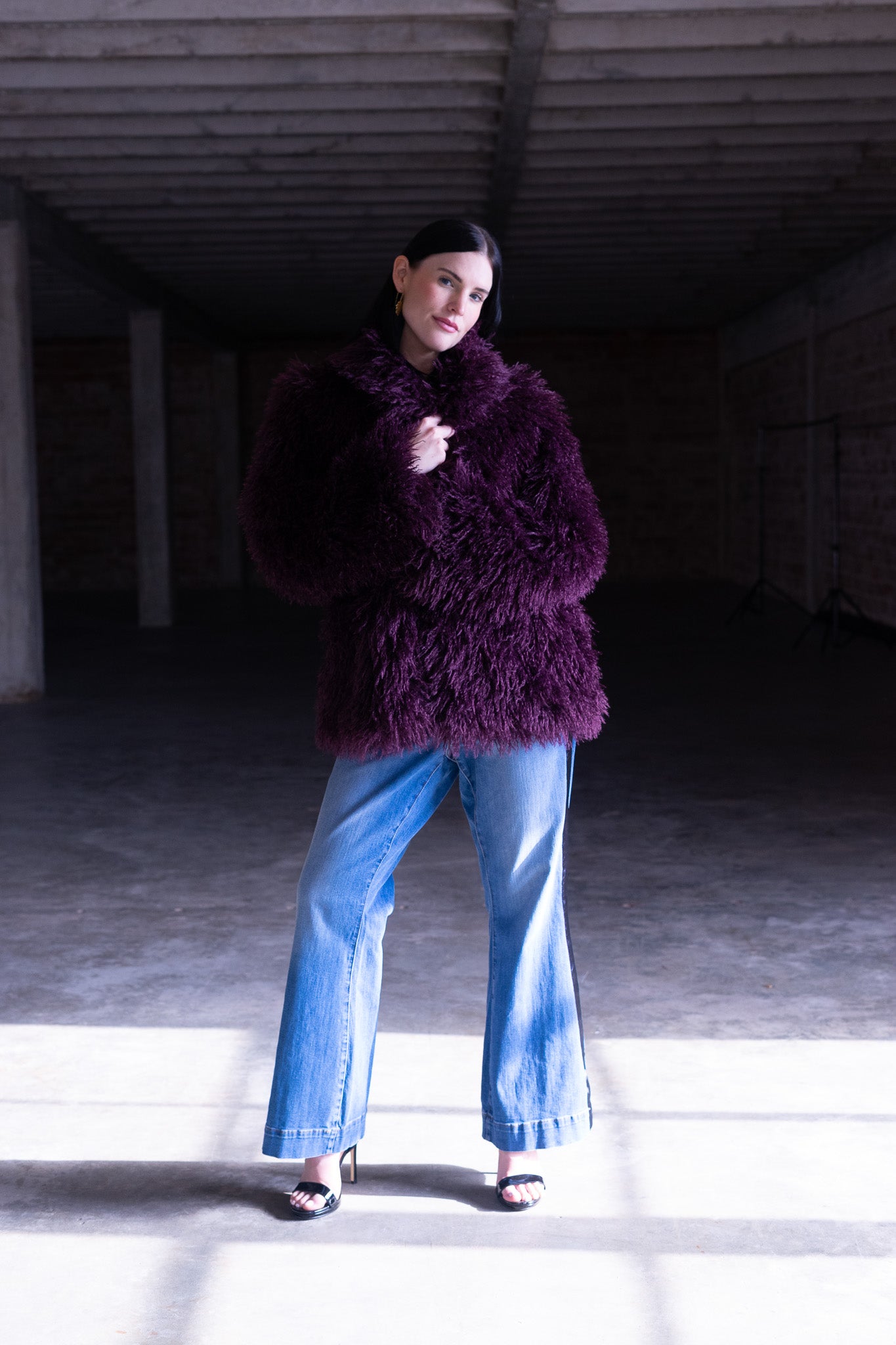 Faux Mongolian Jacket