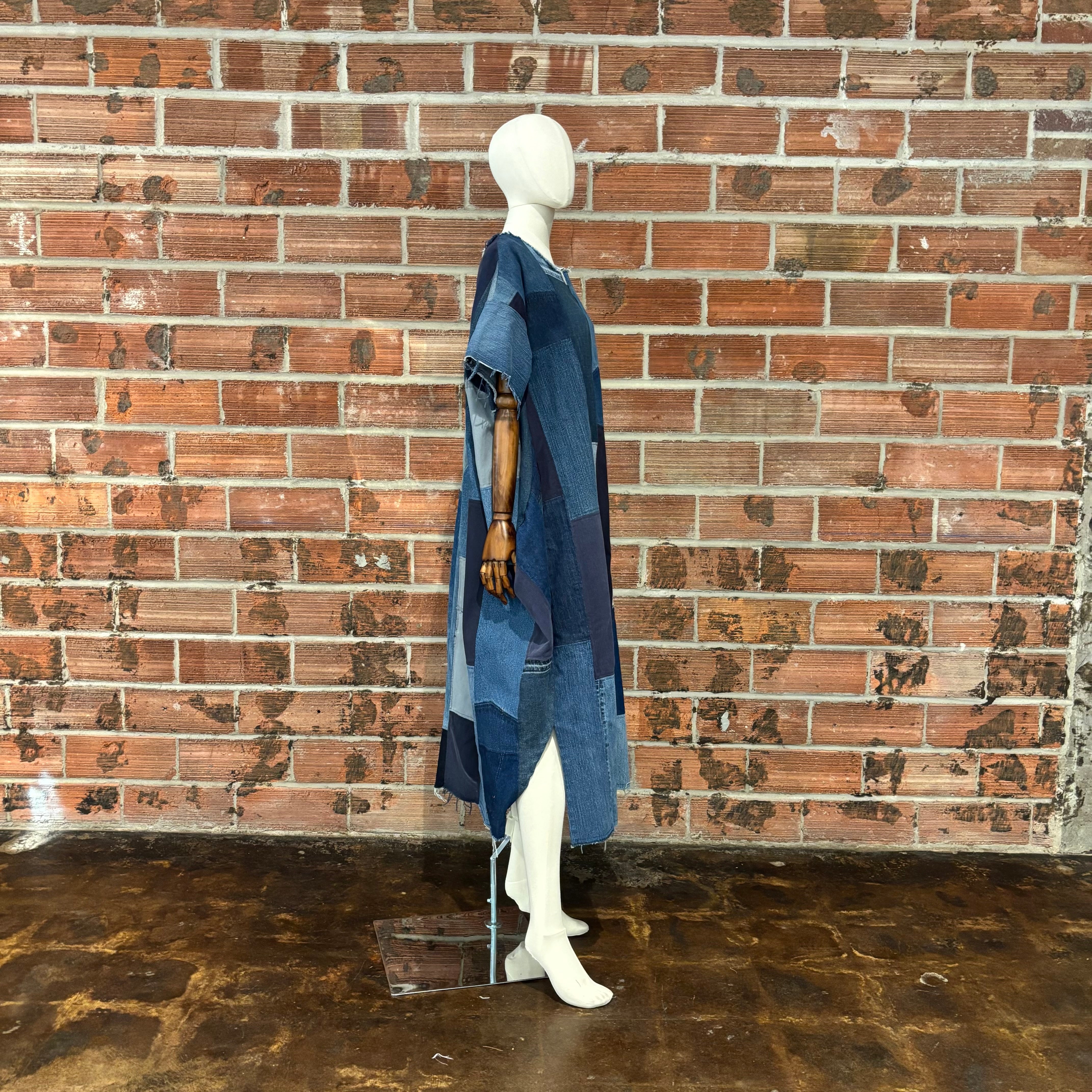 Pieced Denim Cocoon