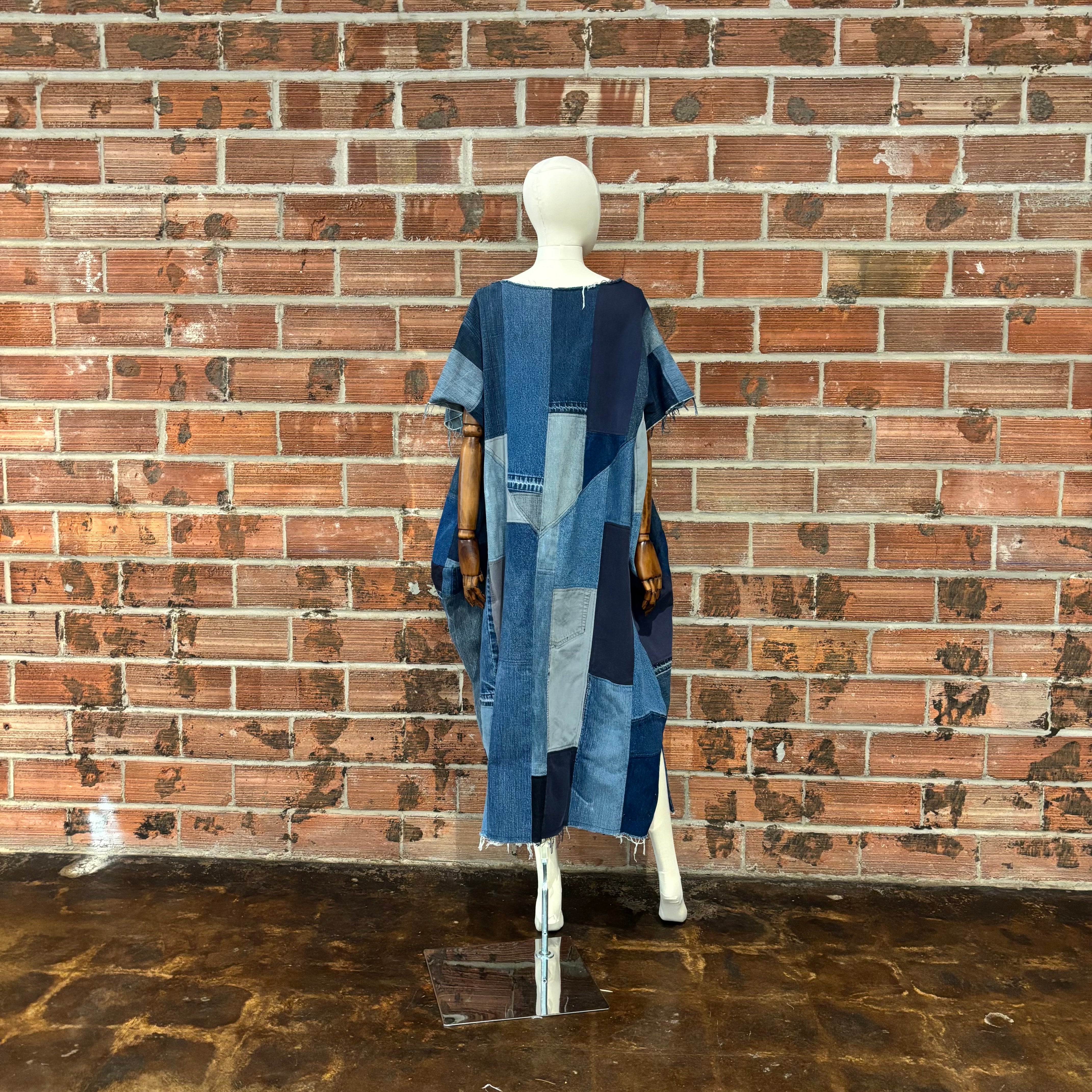 Pieced Denim Cocoon