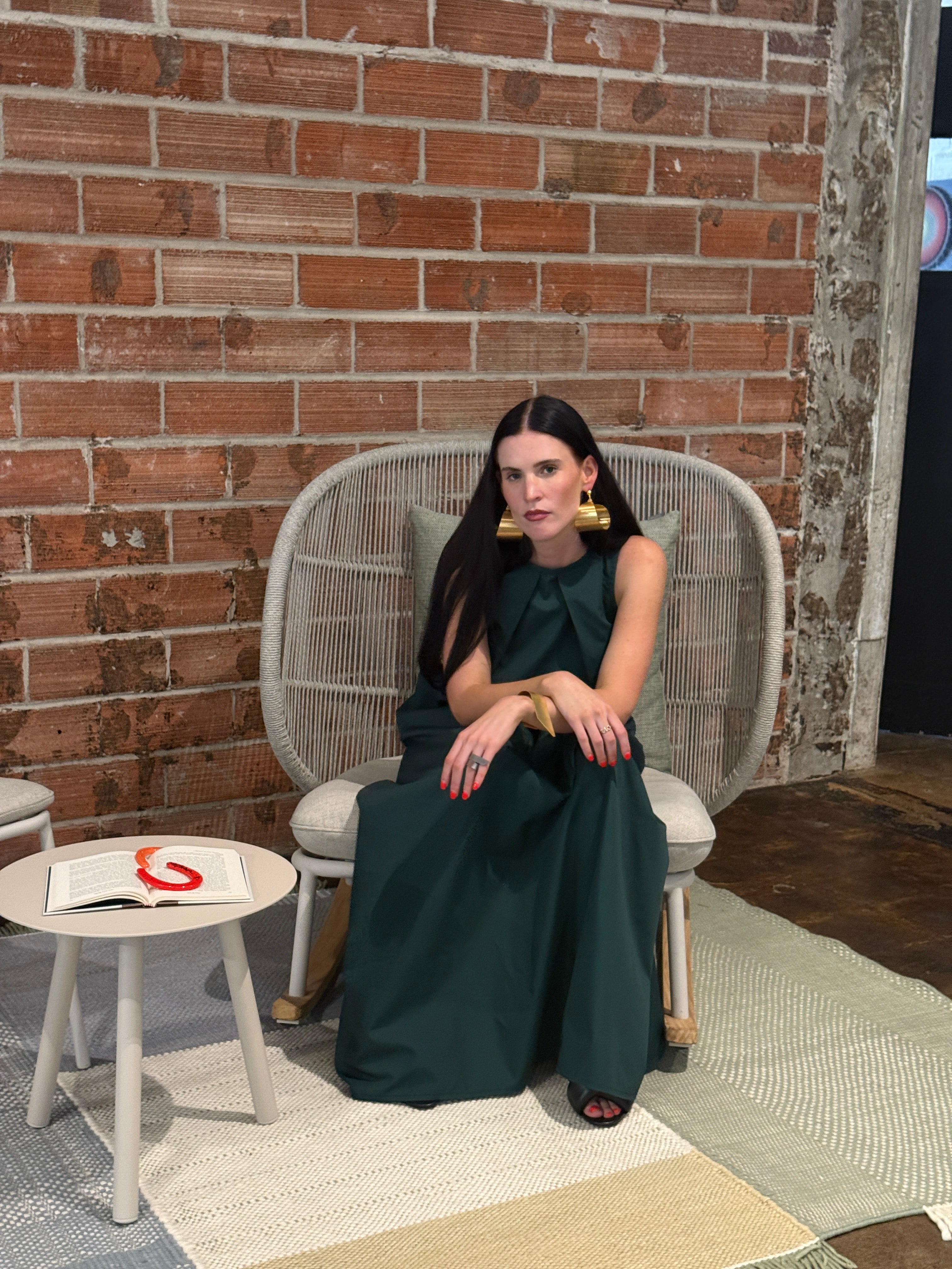 The Poplin Pleated Maxi