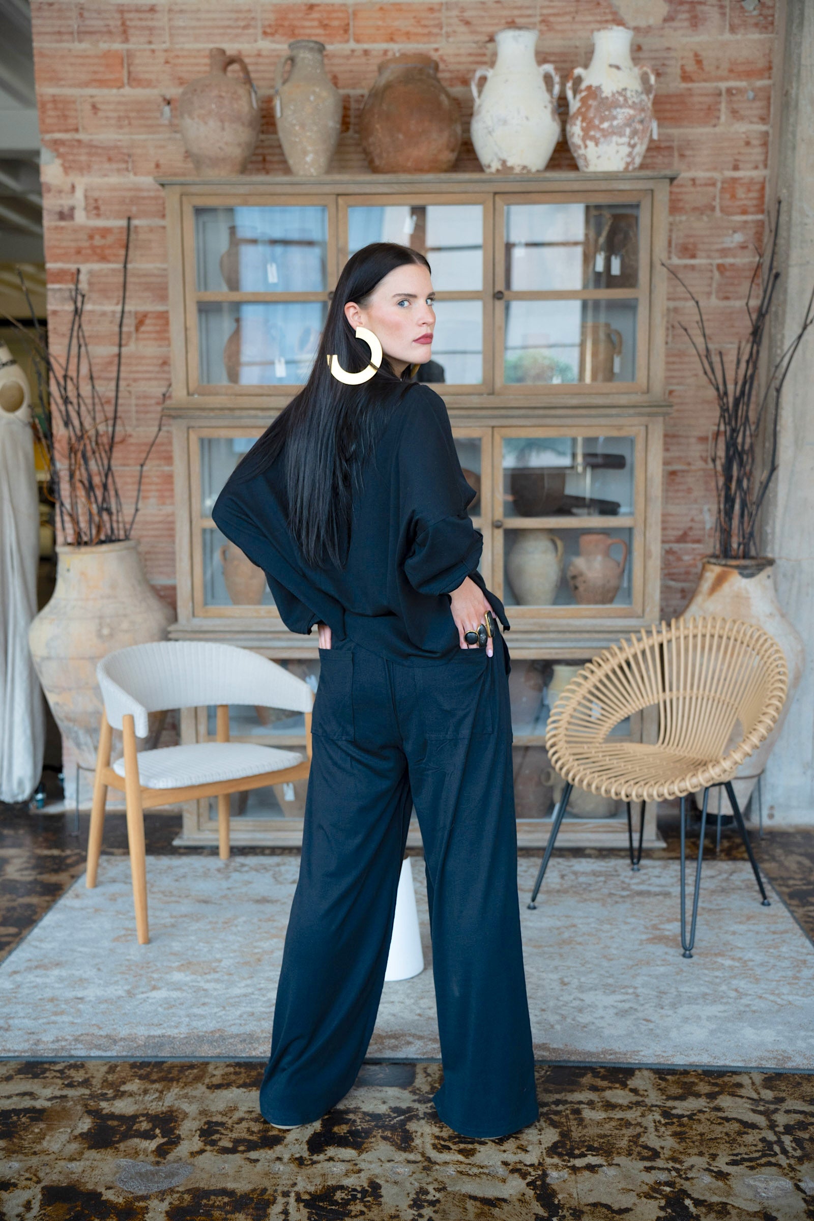 Black Jersey 'It' Set
