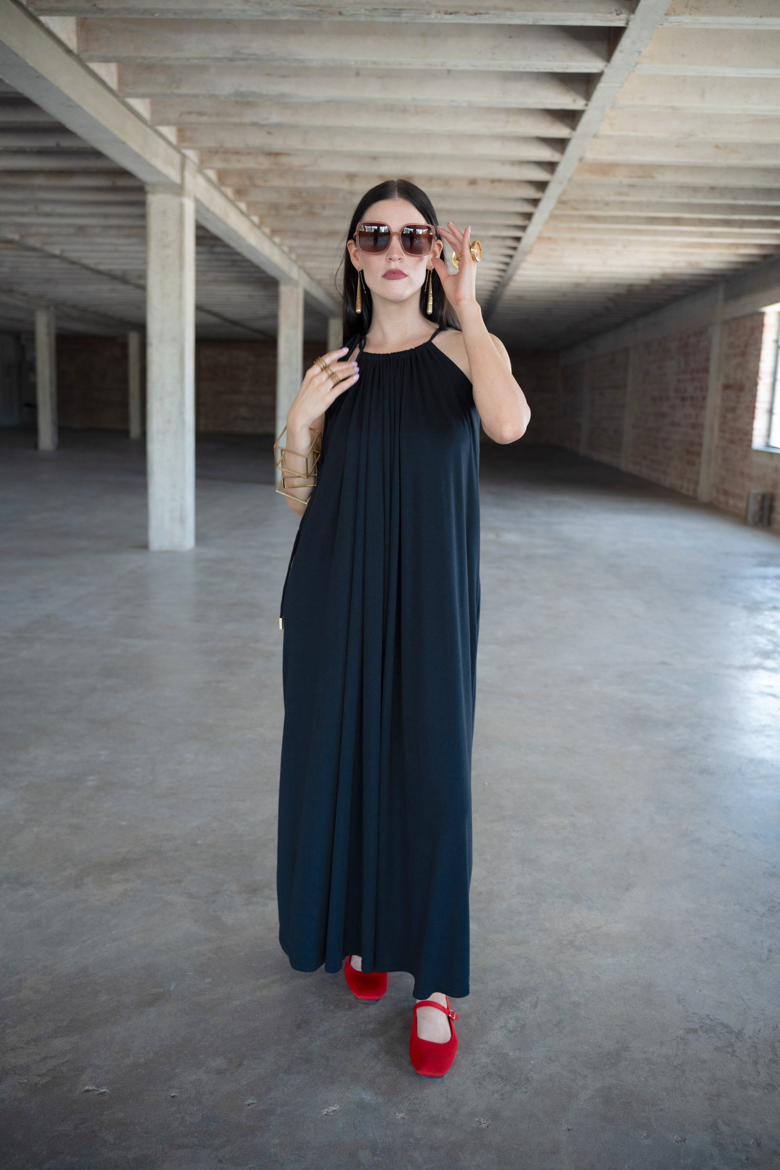 Black Jersey Sundress