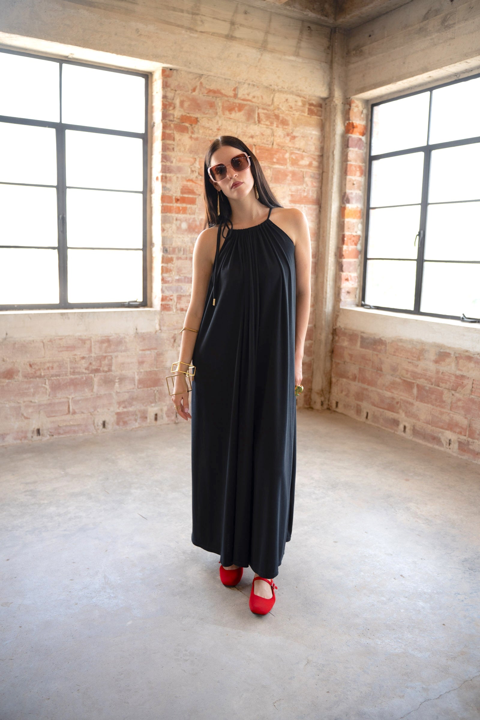 Black Jersey Sundress