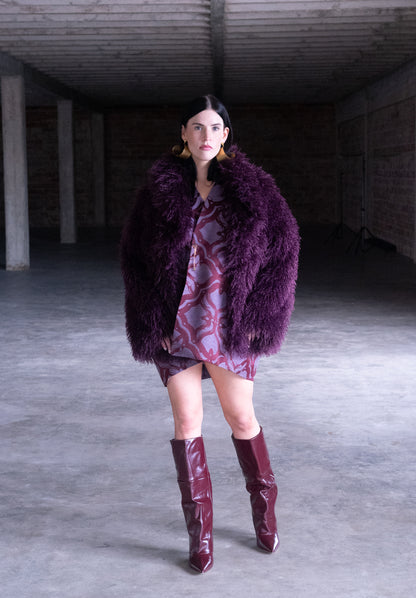 Faux Mongolian Jacket