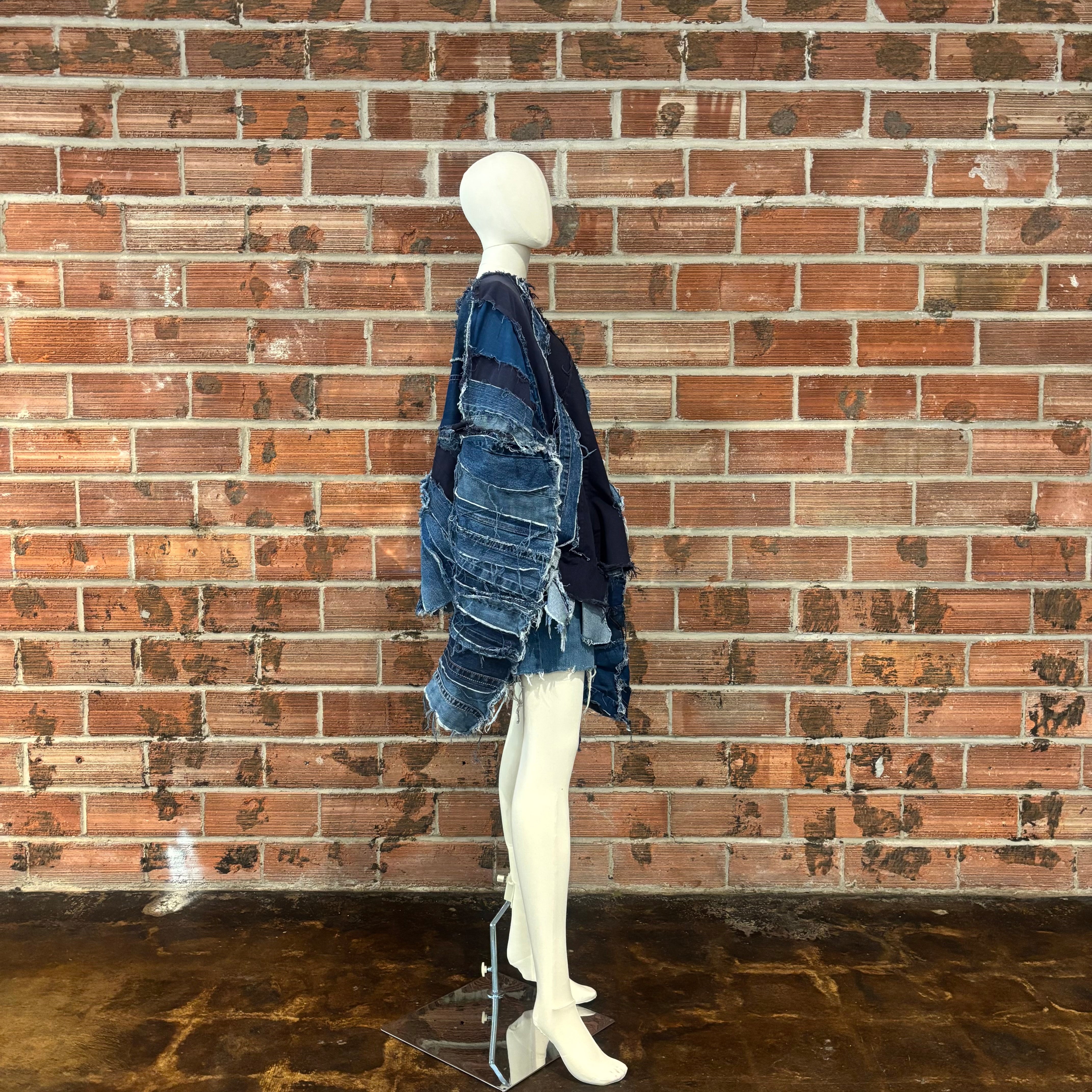 Pieced Denim Tunic