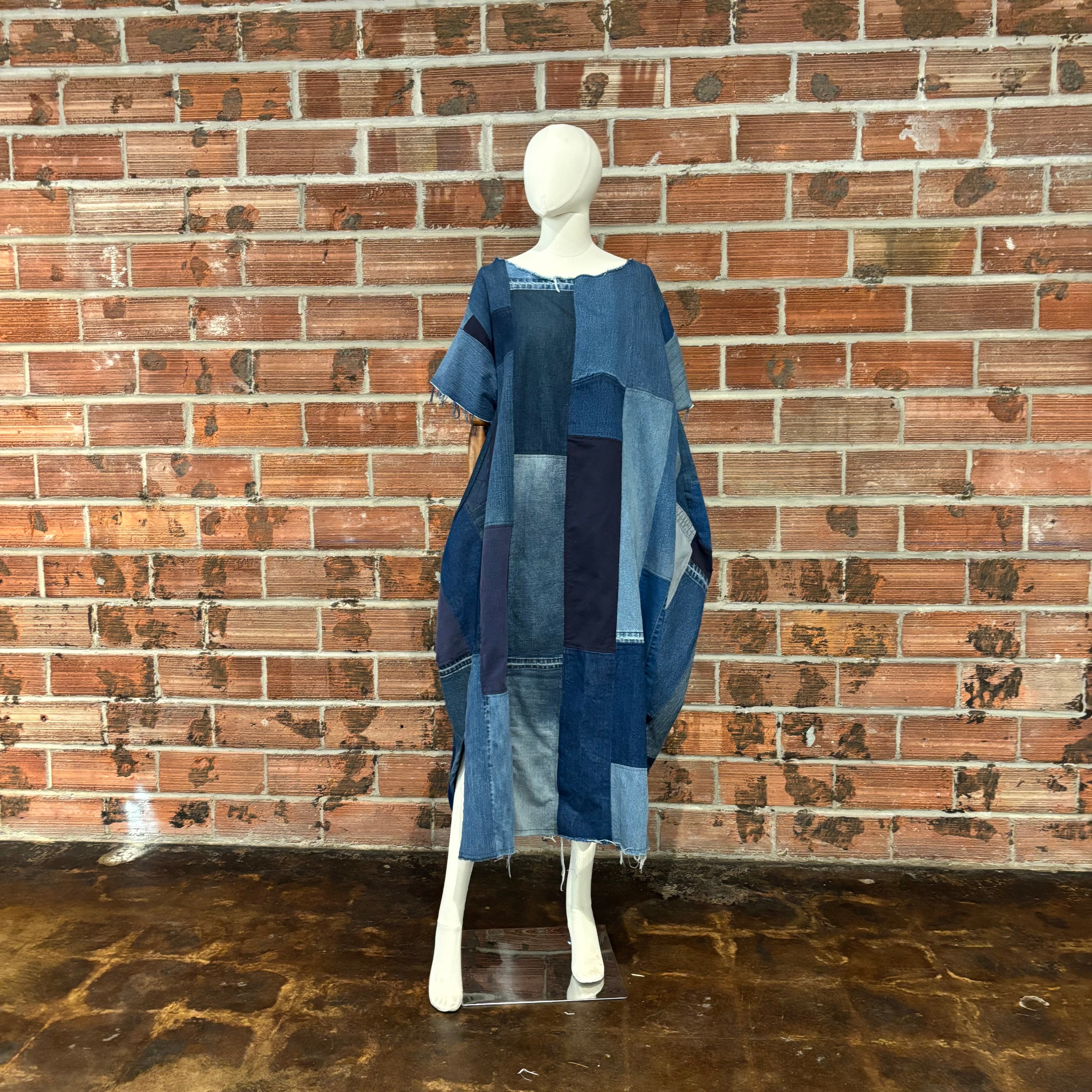 Pieced Denim Cocoon