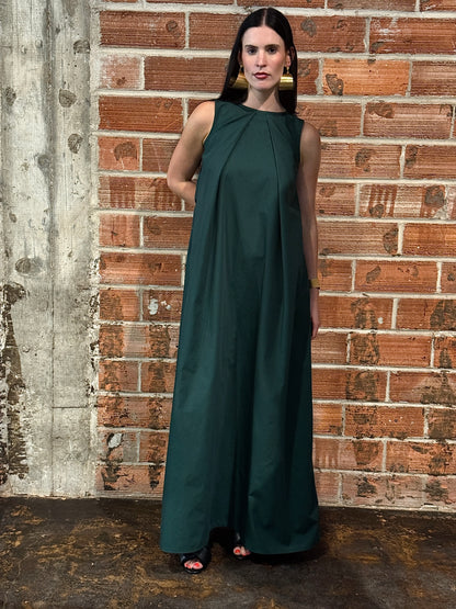 The Poplin Pleated Maxi