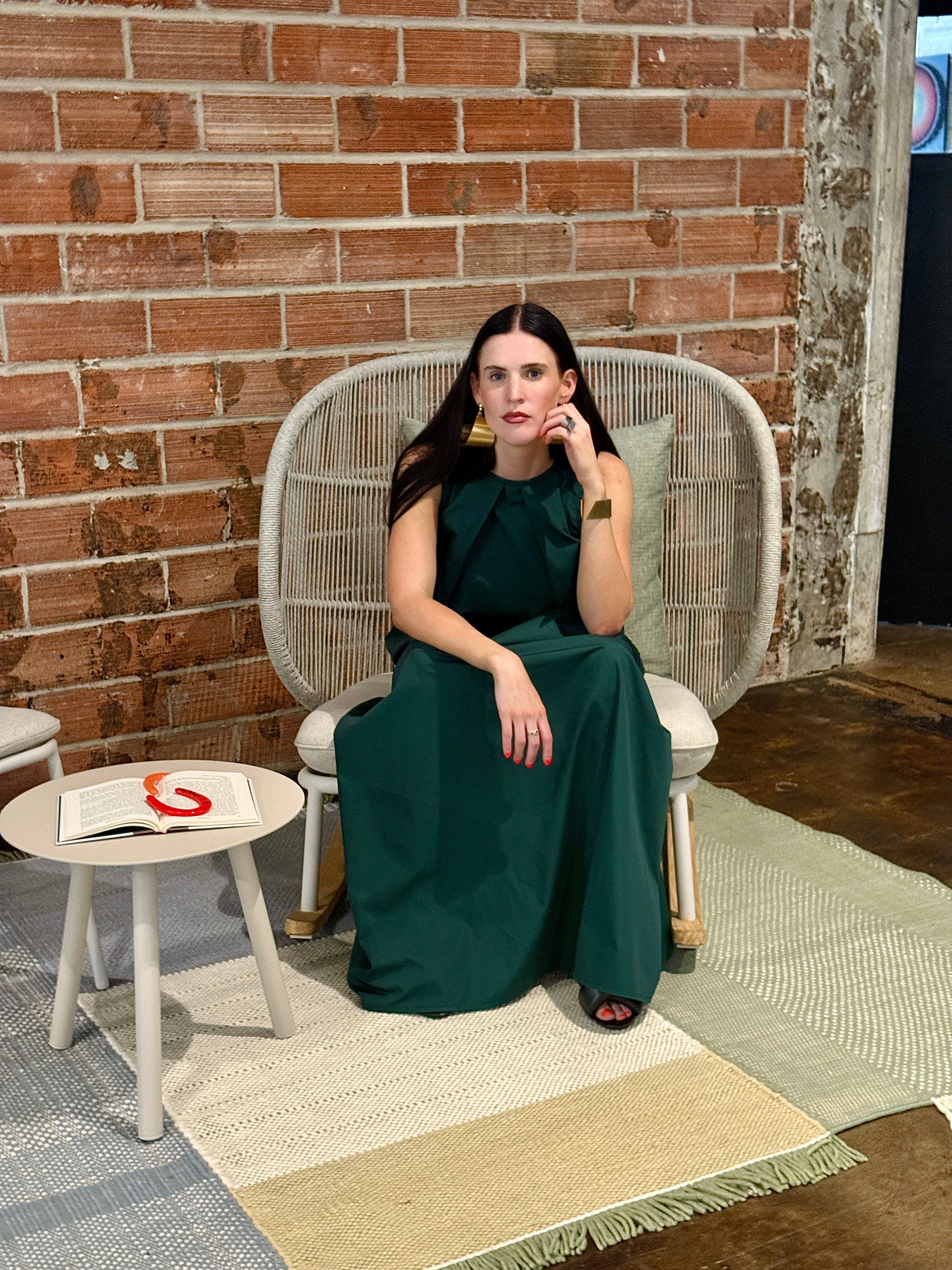 The Poplin Pleated Maxi
