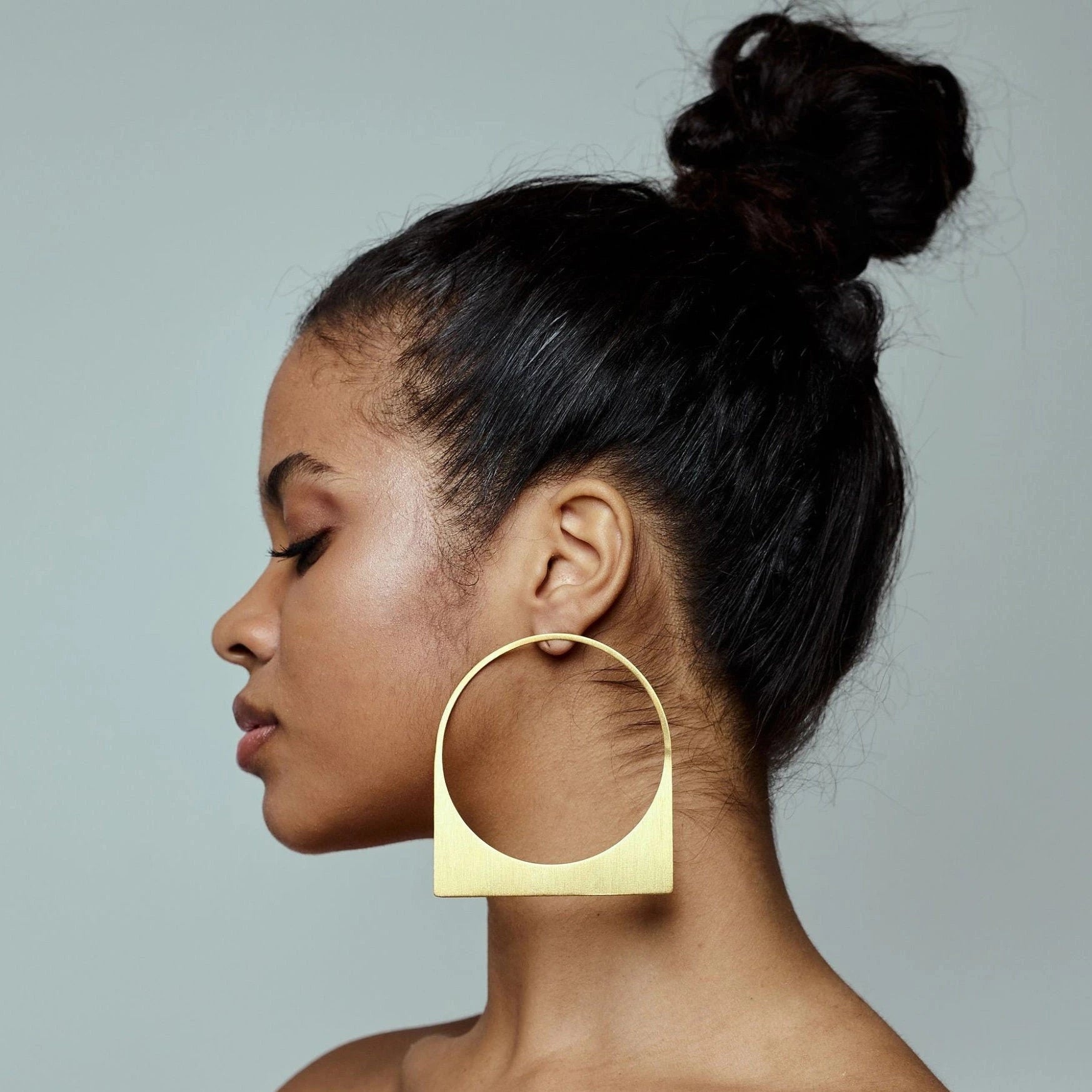 Handcrafted Large Hoop Earrings