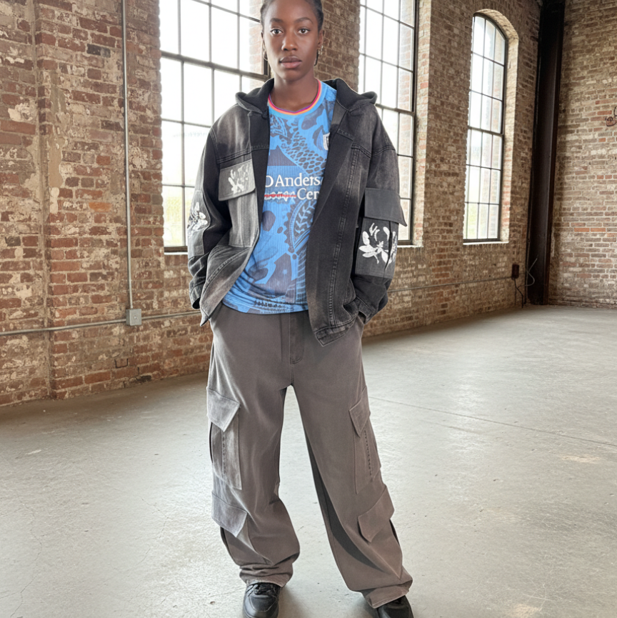 M&Ps x Dash HTX Chronicles Washed Denim Jacket